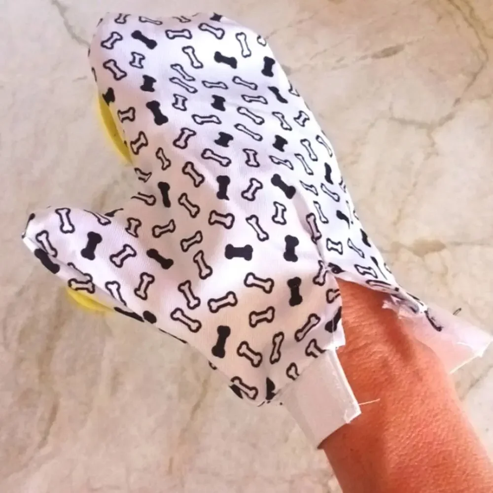 NEW Pet Fur Grooming GLOVE BRUSH‎ Mitt for Dogs Cats RabbitsSoothing Comfort